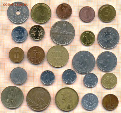 монеты разные 12 от 5 руб. фикс цена - лист 12 001