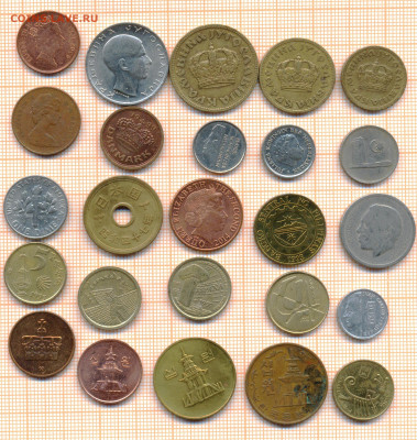 монеты разные 14 от 5 руб. фикс цена - лист 14а 001