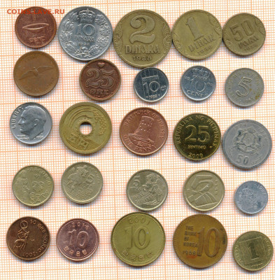 монеты разные 14 от 5 руб. фикс цена - лист 14 001
