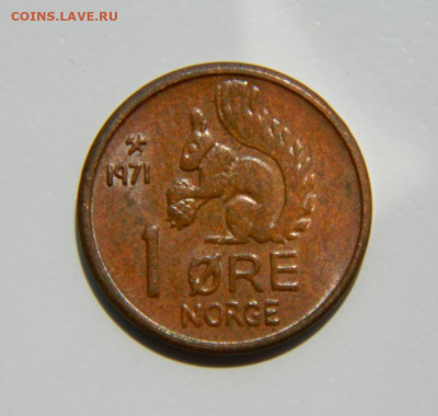 Норвегия 1 эре 1971 г. (Фауна) до 18.07.22 - DSCN1167.JPG