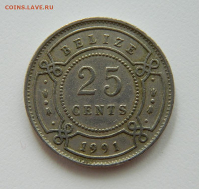 Белиз 25 центов 1991 г. до 18.07.22 - DSCN1263.JPG