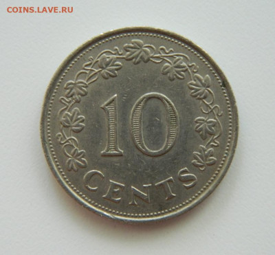 Мальта 10 центов 1972 г. (Корабль). до 18.07.22 - DSCN1236.JPG
