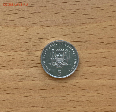 Сомали 5 шиллингов 2000 ФАО Слон фауна животные - IMG_5676.JPG