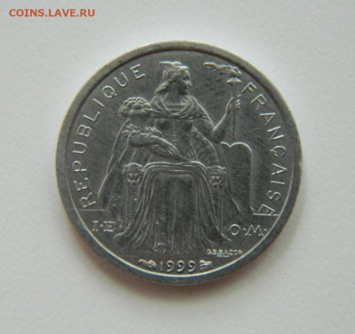 Французская Полинезия 1 франк 1999 г. (Лодки) до 18.07.22 - DSCN1248.JPG