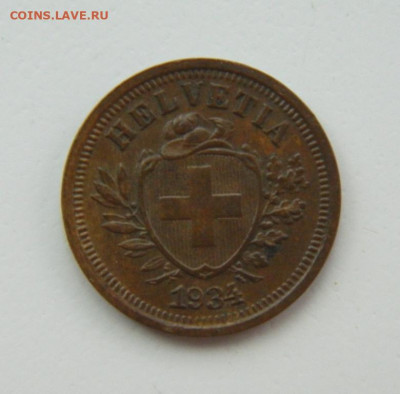Швейцария 1 раппен 1934 г. до 19.07.22 - DSCN1372.JPG