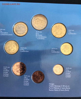 Полный набор евро Финляндии 1999 АНЦ до 21.30 МСК 16.07.22 - IMG_9378
