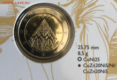 2 евро Финляндии 200 лет  2009 АНЦ до 21.30 МСК 16.07.22 - IMG_9386