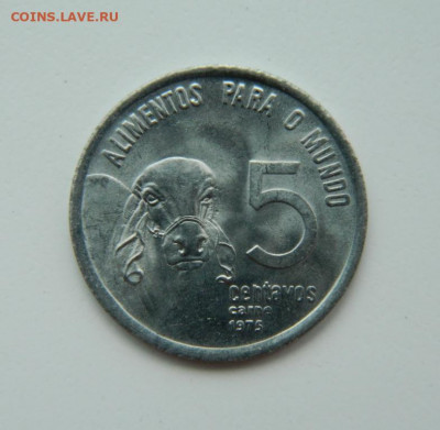 Бразилия 5 сентаво 1975 г. (Юбилейные) Фауна до 19.07.22 - DSCN1395.JPG
