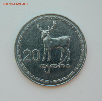 Грузия 20 тетри 1993 г. (Фауна) до 19.07.22 - DSCN1425.JPG