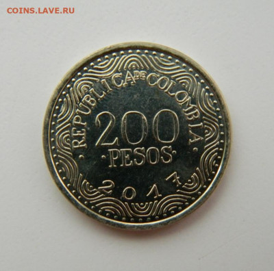 Колумбия 200 песо 2017 г. (Фауна) до 20.07.22 - DSCN1533.JPG