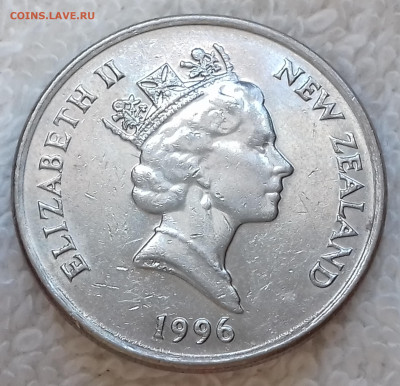 Новая Зеландия 10 центов 1996 Маска предка 21 июля 22-00 мск - Новая Зеландия 10 центов 1996 20220704_154336