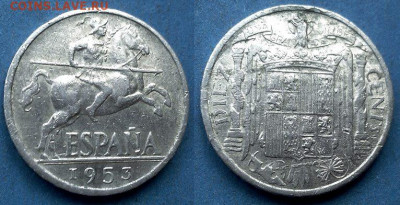 Испания - 10 сентимо 1953 года до 25.07 - Испания 10 сентимо, 1953