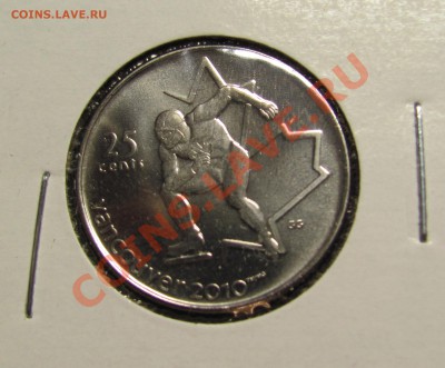 E33 Канада 25¢ коньки 2009 B-UNC до 30.11 в 22°° - E33 25c Skating 2009_1