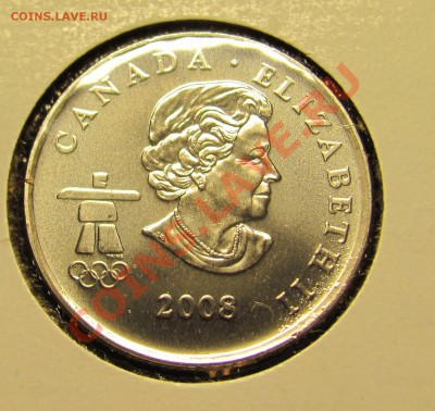 E34 Канада 25¢ бобслей 2008 B-UNC до 30.11 в 22°° - E34 25c Bob 2008_2