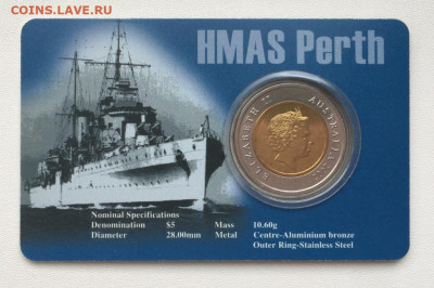 биметалл Австралия 5$ долларов 2002 Крейсер Хьюстон Перт - bimetall_avstralija_5_dollarov_2002_krejser_khjuston_pert_korabl_kolokol_buklet_uss_houston_flot (2)