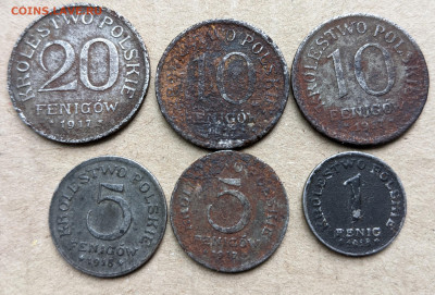 Польша 1917-1918 фениги ФИКС до 23.07 - PXL_20220721_042912568~2