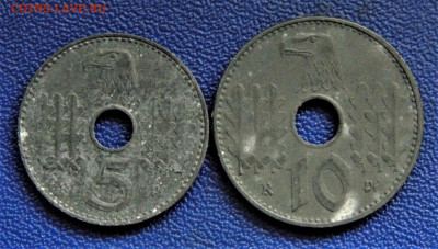 5 и 10 рейхспфеннигов 1940 А для оккупированных территорий. - DSC00882.JPG