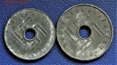 5 и 10 рейхспфеннигов 1940 А для оккупированных территорий. - DSC00881.JPG