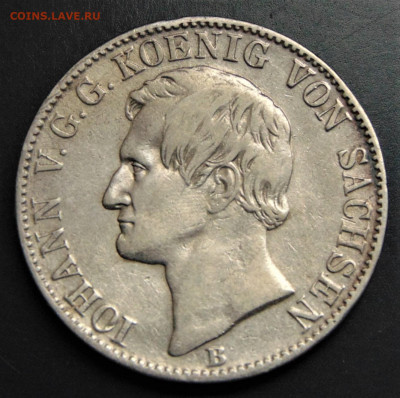 Саксония. Талер 1860 В. До 29.07.22 - SA-1860.JPG