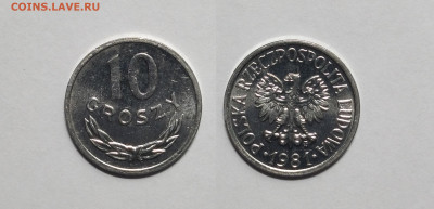 Польша 10 грошей 1981 года без оборота - 31.07 - IMG_20220725_115906