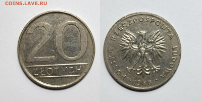 Польша 20 злотых 1985 года - 31.07 - IMG_20220725_120353