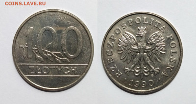 Польша 100 злотых 1990 года без оборота - 31.07 - IMG_20220725_120430