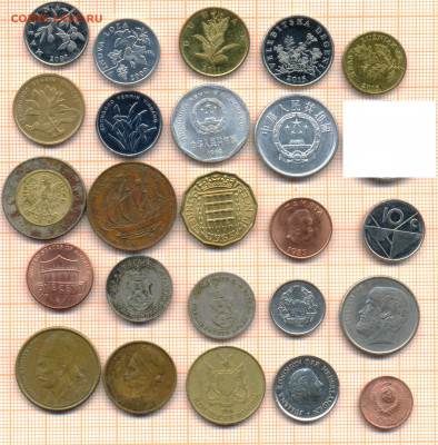 монеты разные 17 от 5 руб. фикс цена - лист 17а 001