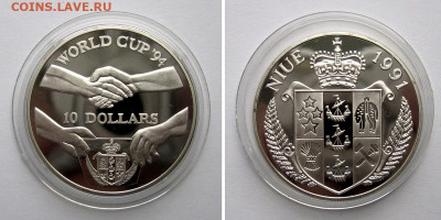 Ниуэ (ЧМ по футболу 1994 в США) - до 3.08.2022 в 22-00 - z-Niue-10dollar1991