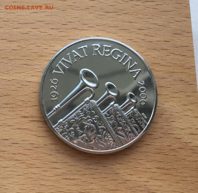 Крона Шайба Великобритания 5 фунтов 2006 80 лет Королеве - krona_shajba_velikobritanija_5_funtov_2006_80_let_so_dnja_rozhdenija_korolevy_elizavety_ii