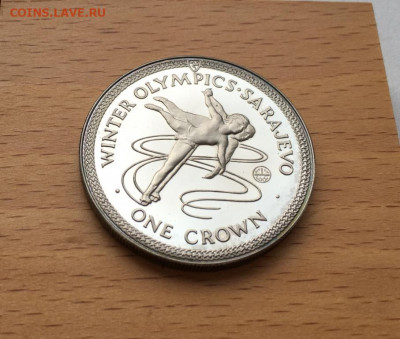 Шайба Остров Мэн 1 крона 1984 Фигурное катание Серебро Proof - shajba_ostrov_men_1_krona_1984_figurnoe_katanie_serebro_olimpijskie_igry_saraevo_sport_proof_pruf (4)