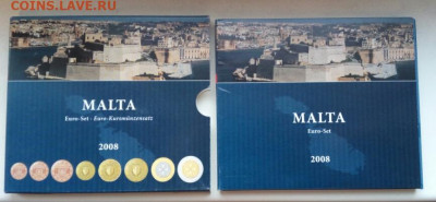 Евронаборы в буклетах Мальта 2008 и Словакия 2009 на оценку. - IMG_20220729_174302