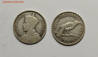 Новая Зеландия 6 пенсов 1936 г Георг V - 5.08 - IMG_20211219_183410