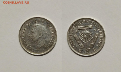 Британская Южная Африка 3 цента 1942 г Георг VI - 5.08 - IMG_20220729_182600