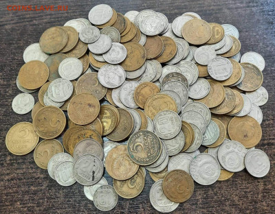 Ассорти монет до 1960 гг - 165 шт - 270882886.0
