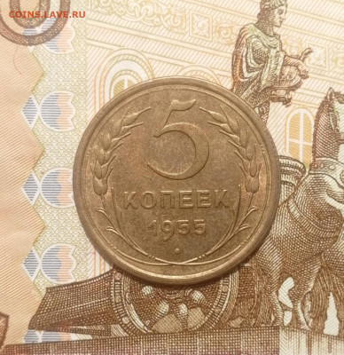 5 копеек 1955 года до 03.08.2022 - IMG_20220731_171031