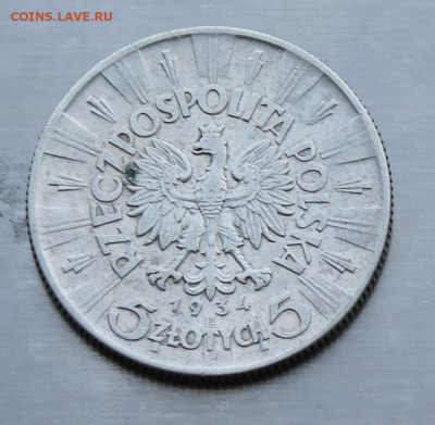 Польша 5 злотых 1934 год - IMG_2317.JPG