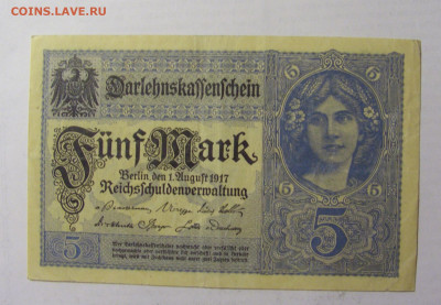 5 марок 1917 Германия (262) 05.08.22 22:00 М - CIMG5661.JPG