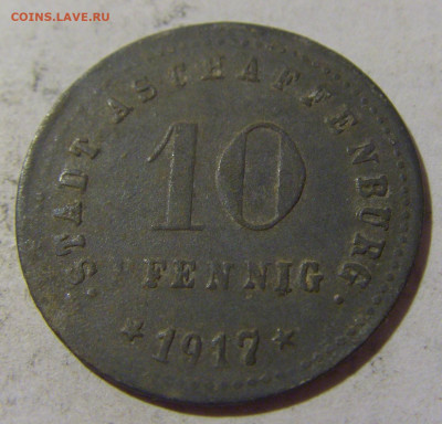 Нотгельд 10 пф 1917 Ашшаффенбург №2 06.08.2022 22:00 МСК - CIMG6147.JPG