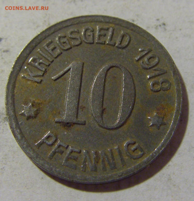 Нотгельд 10 пф 1918 Кобленц №1 06.08.2022 22:00 МСК - CIMG6167.JPG