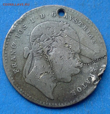 Австрия - 20 крейцеров 1868 года (серебро) до 7.08 - vv 008