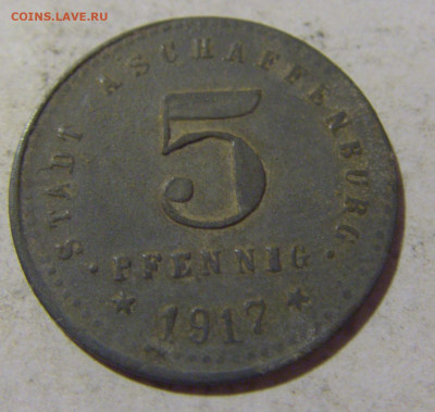 Нотгельд 5 пф 1917 Ашшаффенбург №1 06.08.2022 22:00 МСК - CIMG6308.JPG