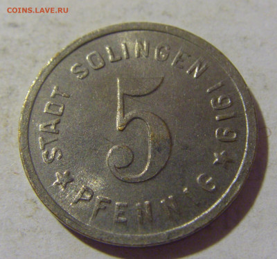 Нотгельд 5 пф 1919 Золинген №1 06.08.2022 22:00 МСК - CIMG6392.JPG