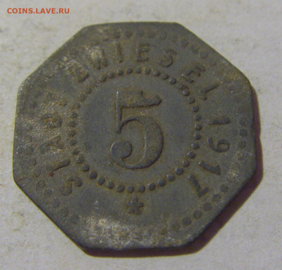 Нотгельд 5 пф 1917 Цвайцель №1 06.08.2022 22:00 МСК - CIMG6398.JPG