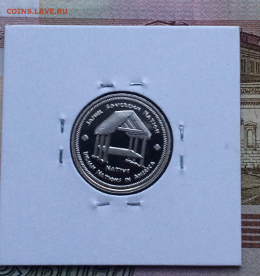 5 центов 2019, США, пруф, Семинолы. до 07.08.22 - 82