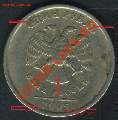 1 рубль 2005г спмд шт. В? - img205
