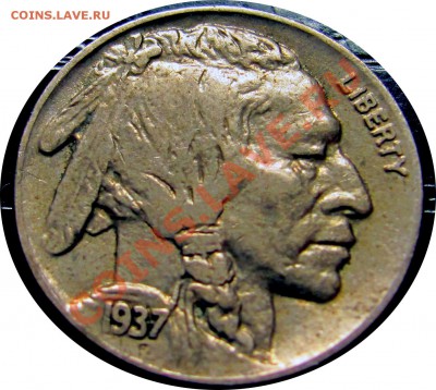 E38 США 5¢ Buffalo Nickel 1937 FINE до 01.12 в 22°° - E38 5-1937 F_1