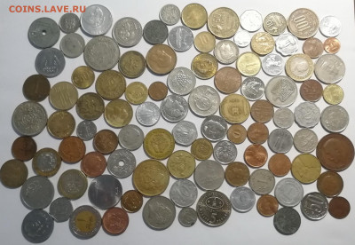 Лот 1. 100 иностранных монет до 07.08.22г до 22.30 МСК - 2_новый размер
