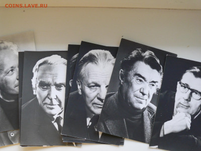 Открытки "Советские писатели" 9 шт - советские  писатели 1980 9шт.JPG