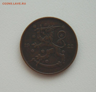 Финляндия 5 пенни 1922 г. до 11.08.22 - DSCN2087.JPG