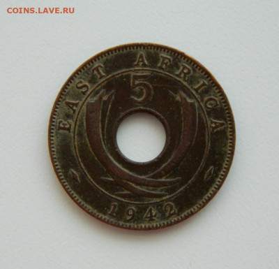 Британская Восточная Африка 5 центов 1942 г. до 11.08.22 - DSCN2093.JPG